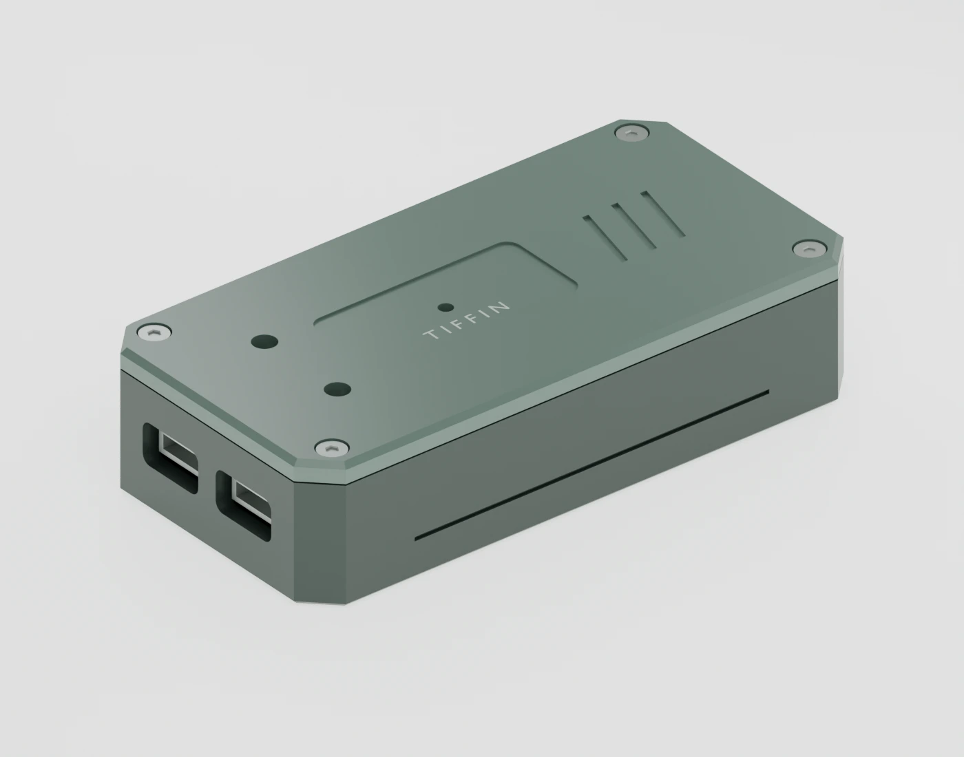 SolidWorksで作成したESP32用カバーの外観